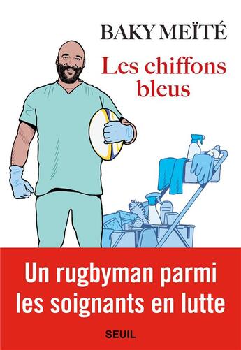 Couverture du livre « Les chiffons bleus » de Baky Meite aux éditions Seuil