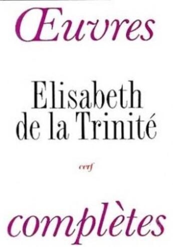 Couverture du livre « Oeuvres complètes » de  aux éditions Cerf