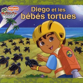 Couverture du livre « Diego et les bébés tortues » de Warner Mcgee et Lisa Rao aux éditions Albin Michel