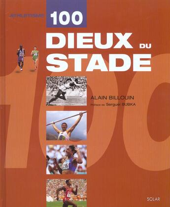 Couverture du livre « 100 Dieux Du Stade » de Gilles Navarro aux éditions Solar