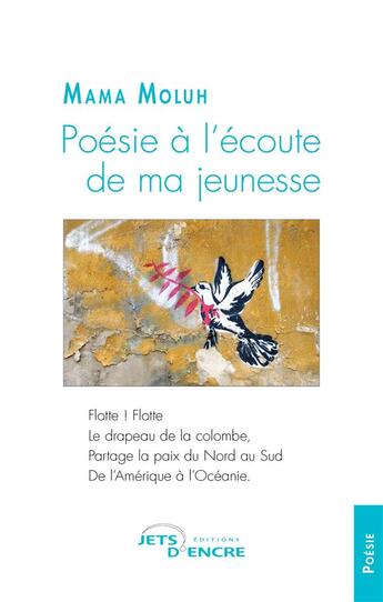 Couverture du livre « Poesie a l'ecoute de ma jeunesse » de Moluh Mama aux éditions Jets D'encre