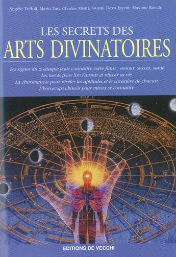 Couverture du livre « Secrets des arts divinatoires (les) » de Toffoli aux éditions De Vecchi