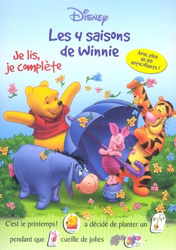 Couverture du livre « Les 4 saisons de Winnie l'ourson » de Delphine Lacharron aux éditions Hemma