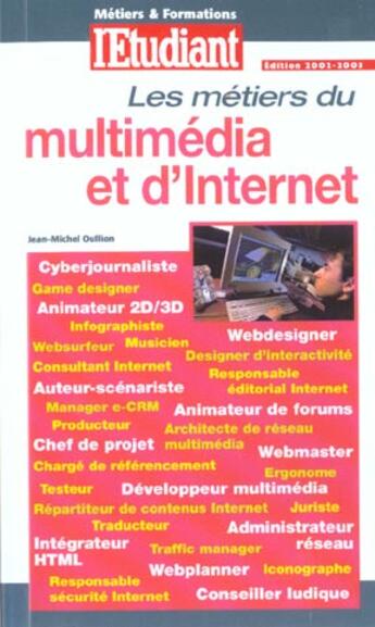 Couverture du livre « Les metiers d'internat et du multimedia » de Jean-Michel Oullion aux éditions L'etudiant