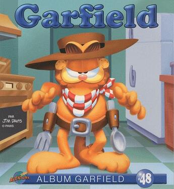 Couverture du livre « Garfield t.48 » de Jim Davis aux éditions Presses Aventure