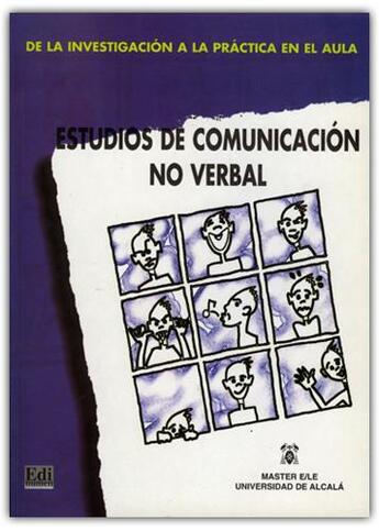 Couverture du livre « Estudios de comunicación no verbal » de Ana Mª Cestero Mancera aux éditions Edinumen