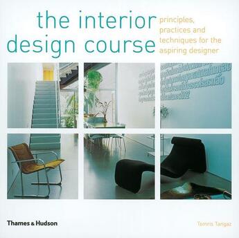 Couverture du livre « Interior design course » de Tangaz aux éditions Thames & Hudson