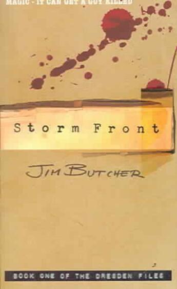 Couverture du livre « STORM FRONT - DRESDEN FILES 1 » de Jim Butcher aux éditions Orbit Uk