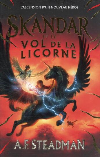 Couverture du livre « Skandar Tome 1 : Skandar et le vol de la licorne » de A.F. Steadman aux éditions Hachette Romans