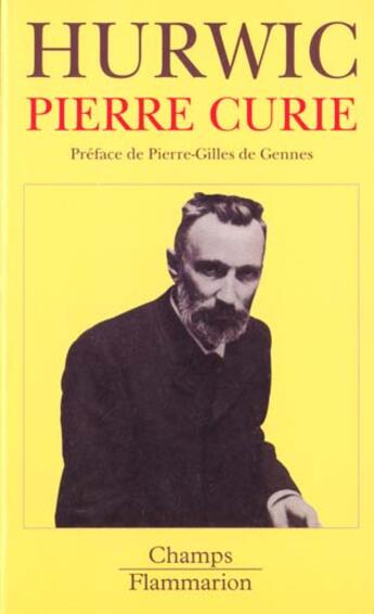 Couverture du livre « Pierre curie » de Hurwic Anna aux éditions Flammarion