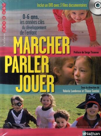 Couverture du livre « Marcher, parler, jouer » de Lumbroso/Mouton aux éditions Nathan