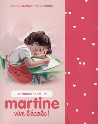 Couverture du livre « Martine ; vive l'école ! (coffret) » de Delahaye Gilbert et Marlier Marcel aux éditions Casterman