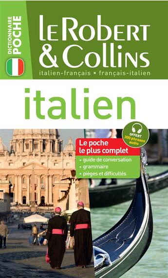 Couverture du livre « LE ROBERT & COLLINS ; POCHE ; italien » de  aux éditions Le Robert