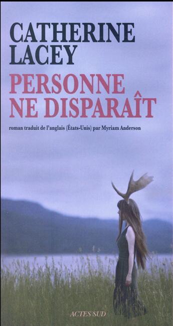 Couverture du livre « Personne ne disparait » de Lacey Catherine aux éditions Actes Sud