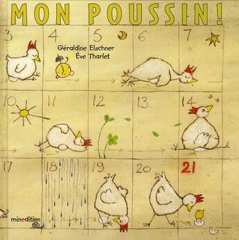 Couverture du livre « Mon poussin » de Eve Tharlet aux éditions Mineditions