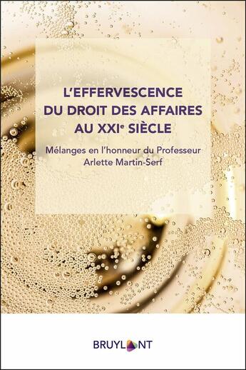 Couverture du livre « L'effervescence du droit des affaires au XXIe siècle » de Christine Lebel et Paola Nabet aux éditions Bruylant