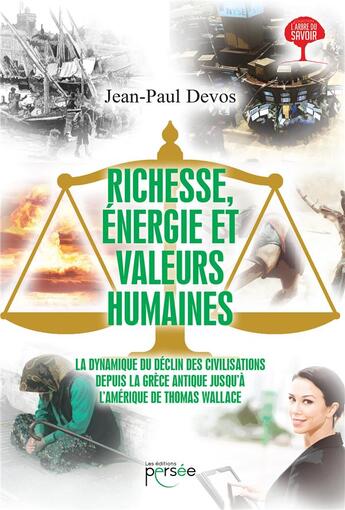 Couverture du livre « Richesse, énergie et valeurs humaines » de Jean-Paul Devos aux éditions Persee