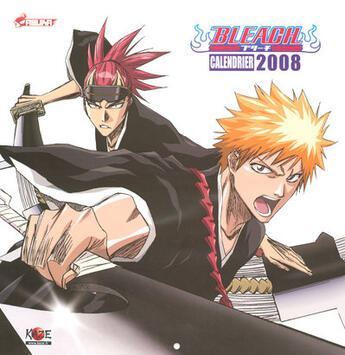 Couverture du livre « Bleach : calendrier (édition 2008) » de Tite Kubo aux éditions Asuka