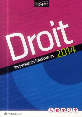 Couverture du livre « Droit des personnes handicapées (13e édition) » de Lisiane Fricotte aux éditions Liaisons