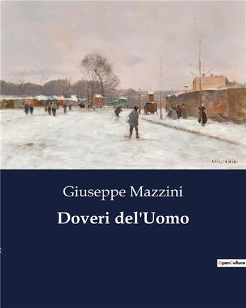 Couverture du livre « Doveri del'Uomo » de Giuseppe Mazzini aux éditions Culturea