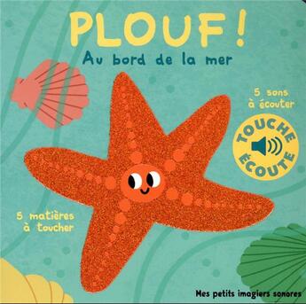 Couverture du livre « Plouf (au bord de la mer) » de Marion Billet aux éditions Gallimard-jeunesse