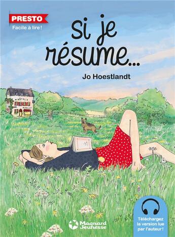 Couverture du livre « Si je résume... » de Jo Hoestlandt aux éditions Magnard