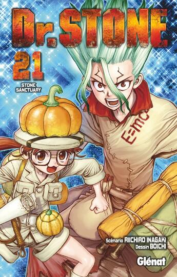 Couverture du livre « Dr. Stone Tome 21 » de Riichiro Inagaki et Boichi aux éditions Glenat