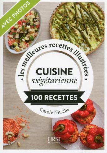 Couverture du livre « Cuisine végétarienne (édition 2017) » de Carole Nitsche aux éditions First