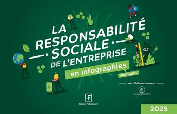 Couverture du livre « La Responsabilité Sociale de l'Entreprise en infographies pratiques 2025 » de Hubert Tondeur aux éditions Revue Fiduciaire