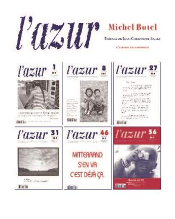 Couverture du livre « L'azur » de Michel Butel aux éditions Atelier Contemporain