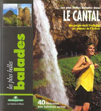 Couverture du livre « Balades dans le cantal » de Onf/ aux éditions Creations Du Pelican