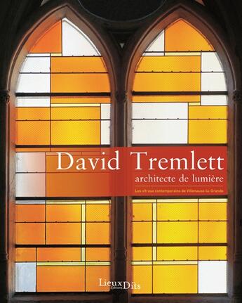 Couverture du livre « David Tremlett, architecte de lumière ; les vitraux contemporains de Villenauxe-la-Grande » de Francois Barre et Laurent Innocenzi et Frederic Murienne aux éditions Lieux Dits