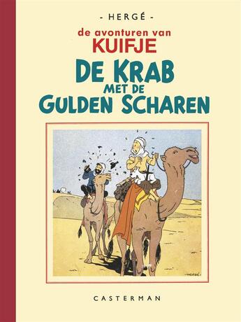 Couverture du livre « De Krab Gulden Scharen Kl Form Z/W » de Herge aux éditions Casterman