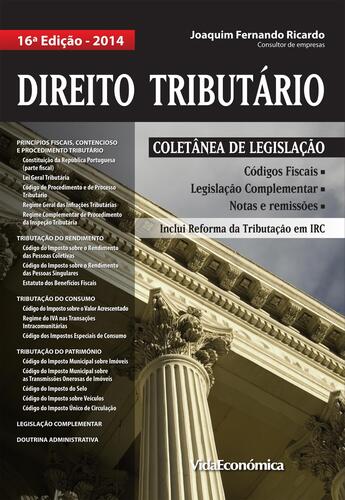 Couverture du livre « Direito Tributário 2014 (16ª Edição) » de Joaquim Fernando Ricardo aux éditions Epagine