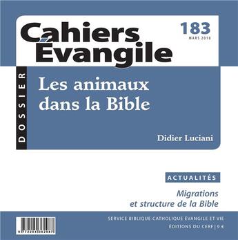 Couverture du livre « CAHIERS DE L'EVANGILE » de  aux éditions Cerf