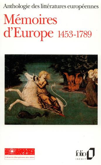 Couverture du livre « Mémoires d'Europe t.1 ; 1453-1789 » de  aux éditions Folio