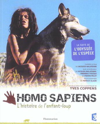 Couverture du livre « Homo sapiens - l'histoire de l'enfant loup » de Yves Coppens aux éditions Pere Castor