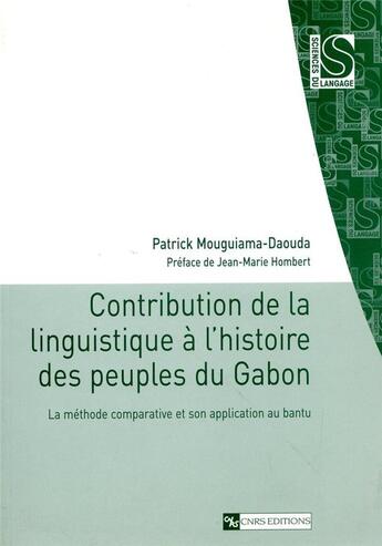 Couverture du livre « Contribution de la linguistique a l'histoire des peuples du gabon » de  aux éditions Cnrs