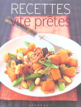 Couverture du livre « Recettes Vite Pretes » de Acp aux éditions Marabout