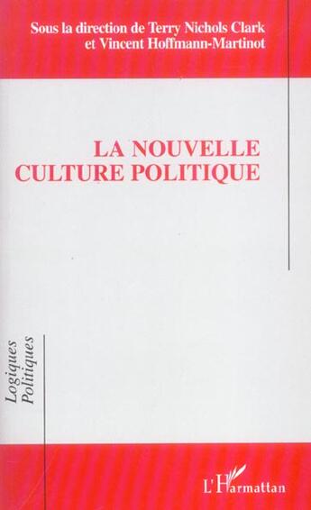 Couverture du livre « La nouvelle culture politique » de  aux éditions L'harmattan