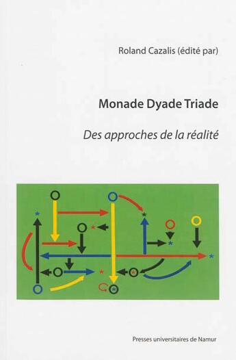 Couverture du livre « Monade dyade triade » de Roland Cazalis aux éditions Pu De Namur