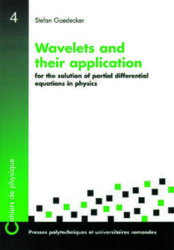 Couverture du livre « Wavelets And Application » de Goedecker aux éditions Ppur