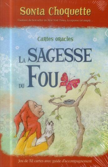 Couverture du livre « La sagesse du fou ; cartes oracles » de Sonia Choquette aux éditions Ada