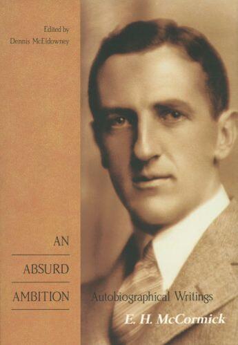 Couverture du livre « An Absurd Ambition » de Mccormick Eric H aux éditions Auckland University Press