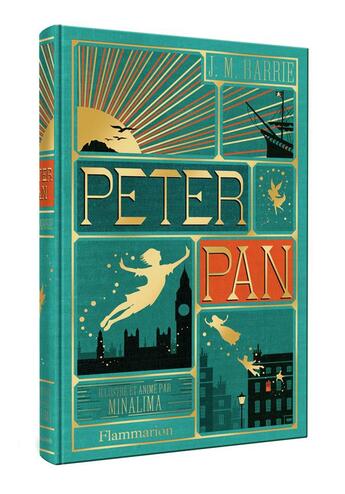 Couverture du livre « Peter Pan » de James Matthew Barrie et Minalima aux éditions Flammarion Jeunesse