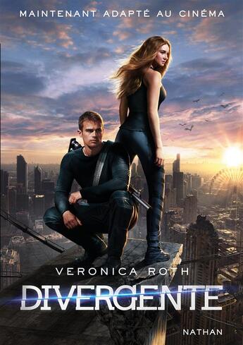 Couverture du livre « Divergente Tome 1 » de Veronica Roth aux éditions Nathan