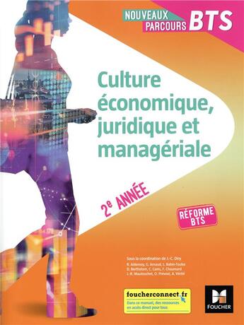 Couverture du livre « Nouveaux parcours - culture economique, juridique et manageriale bts 2e annee ed 2019 manuel eleve » de Babin-Touba/Verite aux éditions Foucher