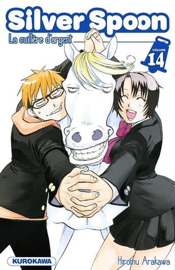 Couverture du livre « Silver spoon Tome 14 » de Hiromu Arakawa aux éditions Kurokawa