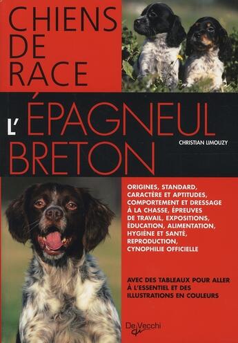 Couverture du livre « L'épagneul breton » de Christian Limouzy aux éditions De Vecchi