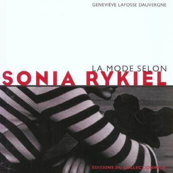Couverture du livre « Mode selon sonia rykiel » de Lafosse Dauverg aux éditions Altinea